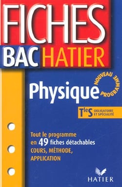 Fiche bac - physique - terminale s - enseignemnet obligatoire et de specialite