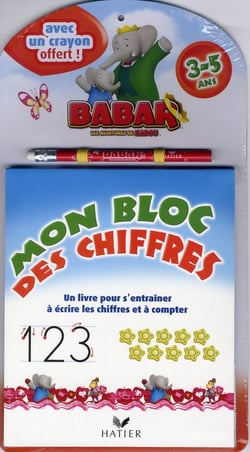 Babar - mon bloc des chiffres