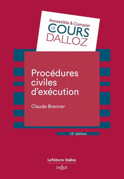 Procédures civiles d'exécution (12e édition)