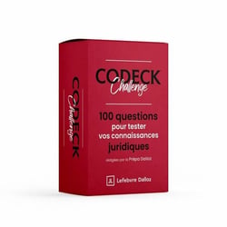 CoDeck Challenge - 100 cartes juridiques et ludiques