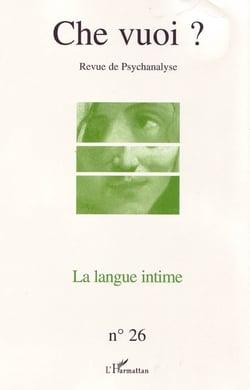 Revue che vuoi Tome 26 : la langue intime