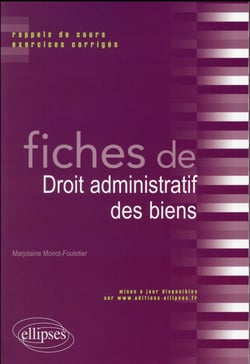 Fiches De Droit Administratif Des Biens