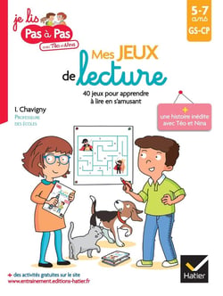 Mes jeux de lecture - GS-CP - 40 jeux pour apprendre à lire en s'amusant