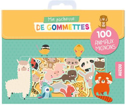 MA POCHETTE DE GOMMETTES - 100 ANIMAUX MIGNONS