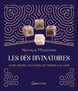 Les dés divinatoires : 16 dés gravés, 1 livre & 1 plateau de tirages