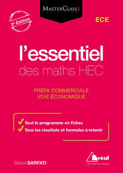 L'essentiel des maths HEC - ECE - prépa commerciale, voie économique (2e édition)