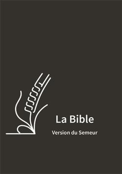 Bible du semeur 2015, skivertex noire, avec fermeture a glissiere
