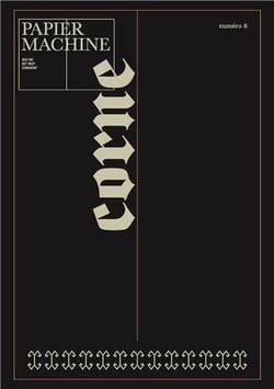 Papier machine, n°8. Corne