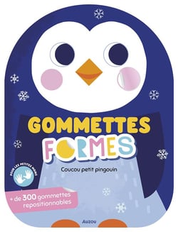 Gommettes formes - Coucou petit pingouin