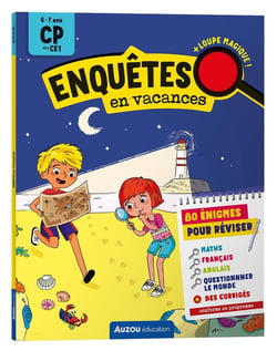 Cahier de vacances : Enquêtes en vacances - du CP au CE1