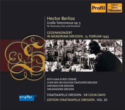 Edition Staatskapelle Dresden vol.20 : Sir Colin Davis - Berlioz - CD