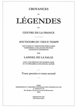 Croyances et légendes du centre de la France