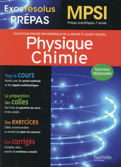 Exos résolus : prépas physique-chimie - MPSI