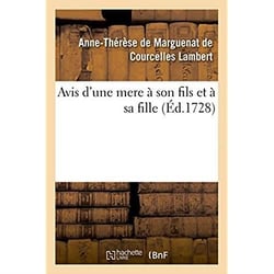Avis d'une mere à son fils et à sa fille