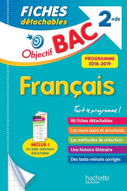 Objectif bac fiches detachables francais 2nde