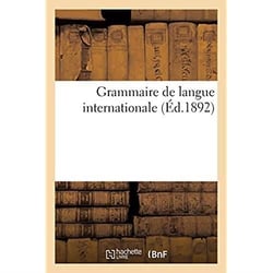 Grammaire de langue internationale