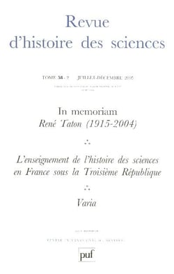 Histoire des sciences n.58