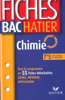 Fiches bac - chimie - terminale s - enseignement obligatoire et de specialite