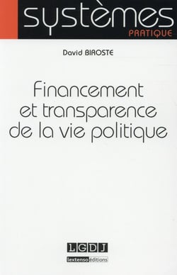 Financement et transparence de la vie politique