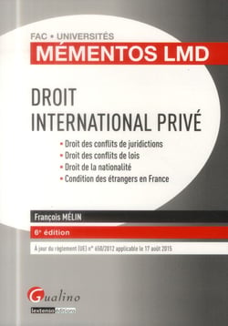 Droit international privé (6e édition)