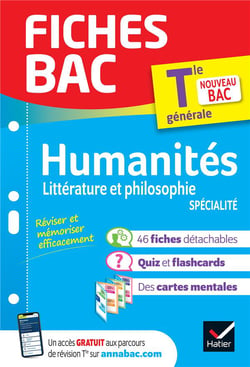 Fiches bac : spécialité humanités, littérature et philosophie - terminale (édition 2023)