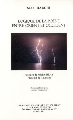 Logique de la poesie entre orient et occident. postface de michel blay : fragilite de l'humain.