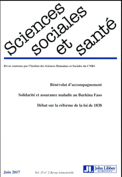 Revue sciences sociales et sante n.35 - n.2 - juin 2017