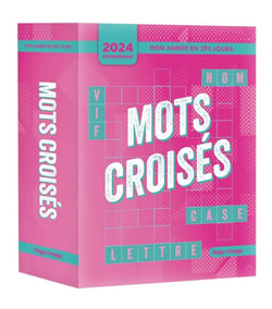 Mon année en 365 jours : mots croisés (édition 2024)