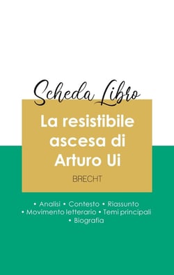 Scheda libro la resistibile ascesa di arturo ui di Bertolt Brecht (analisi letteraria di riferimento
