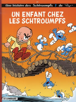 Les Schtroumpfs Tome 25 : un enfant chez les Schtroumpfs