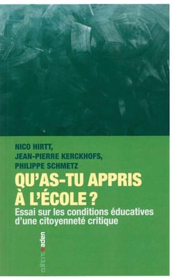 Qu'as tu appris à l'école ? éduquer, former et instruire pour changer le monde