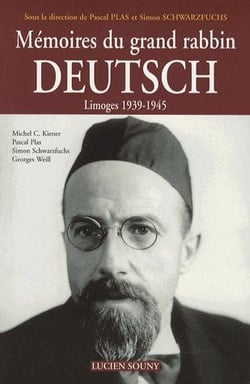 MEMOIRES DU GRAND RABBIN DEUTSCH.