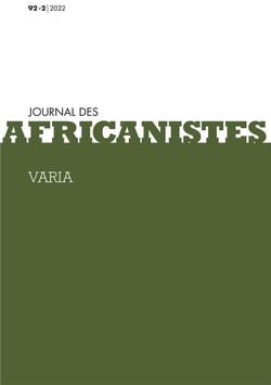 Journal des africanistes n.92/2