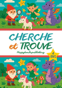 Cherche et Trouve 4 Ans : entraîne ton attention avec plus de 100 images uniques et amusantes... et avec toutes les solutions en fin de livre!