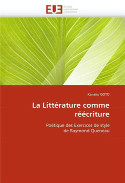 La litterature comme reecriture