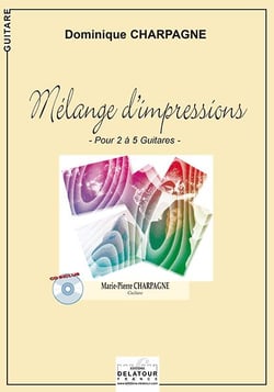 Mélange d'impressions pour 2 à  5 guitares