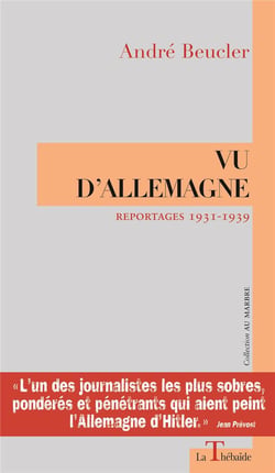 VU D'ALLEMAGNE. REPORTAGES 1931-1939