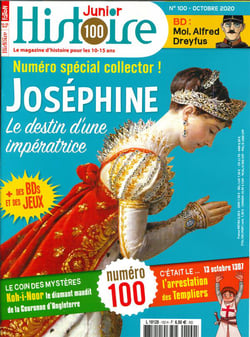 Histoire Junior N°100 L'Impératrice Joséphine  - octobre 2020