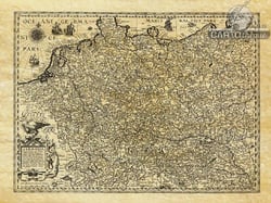 ALLEMAGNE EN 1602 50 CM X 38 CM