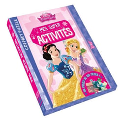 Disney princesses - mes super activités - coffret puzzle