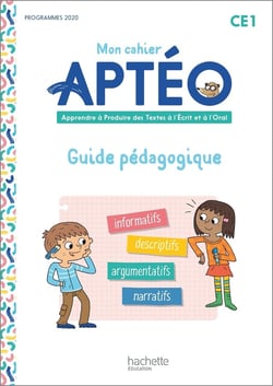 Mon cahier Aptéo : CE1 - guide pédagogique