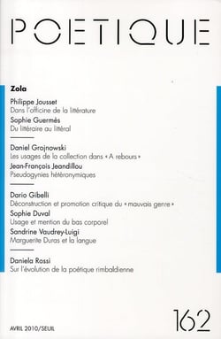 Revue poétique n.162 : Zola