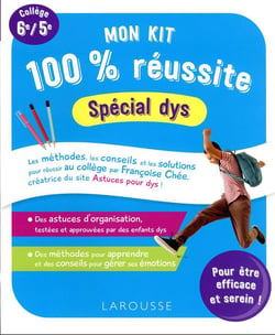 Mon kit 100 % réussite spécial dys au collège (+ autocollants)