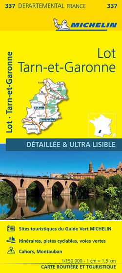 Cartes départementales n.337 : Lot, Tarn-et-Garonne