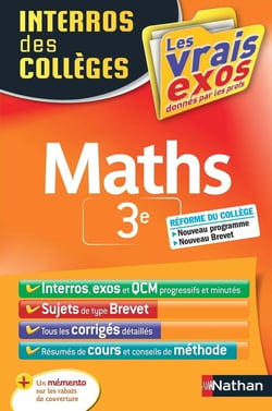 Interros des Collèges Maths 3e