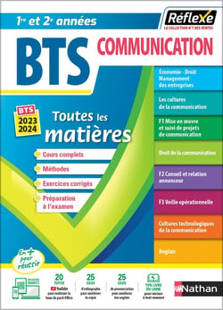 Mémos réflexes Tome 16 : toutes les matières - BTS communication - 1re et 2e années (édition 2023/2024)