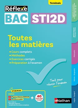 Réflexe Bac : STi2D - Toutes les matières - Terminale (édition 2025)