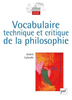 Vocabulaire technique et critique de la philosophie