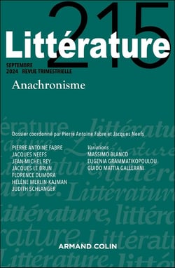 Littérature n.215 : Anachronisme