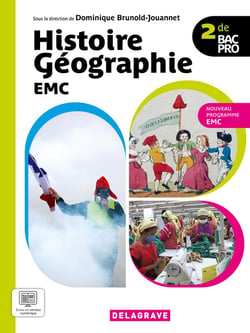 Histoire Géographie EMC 2de Bac Pro (2025) - Manuel élève